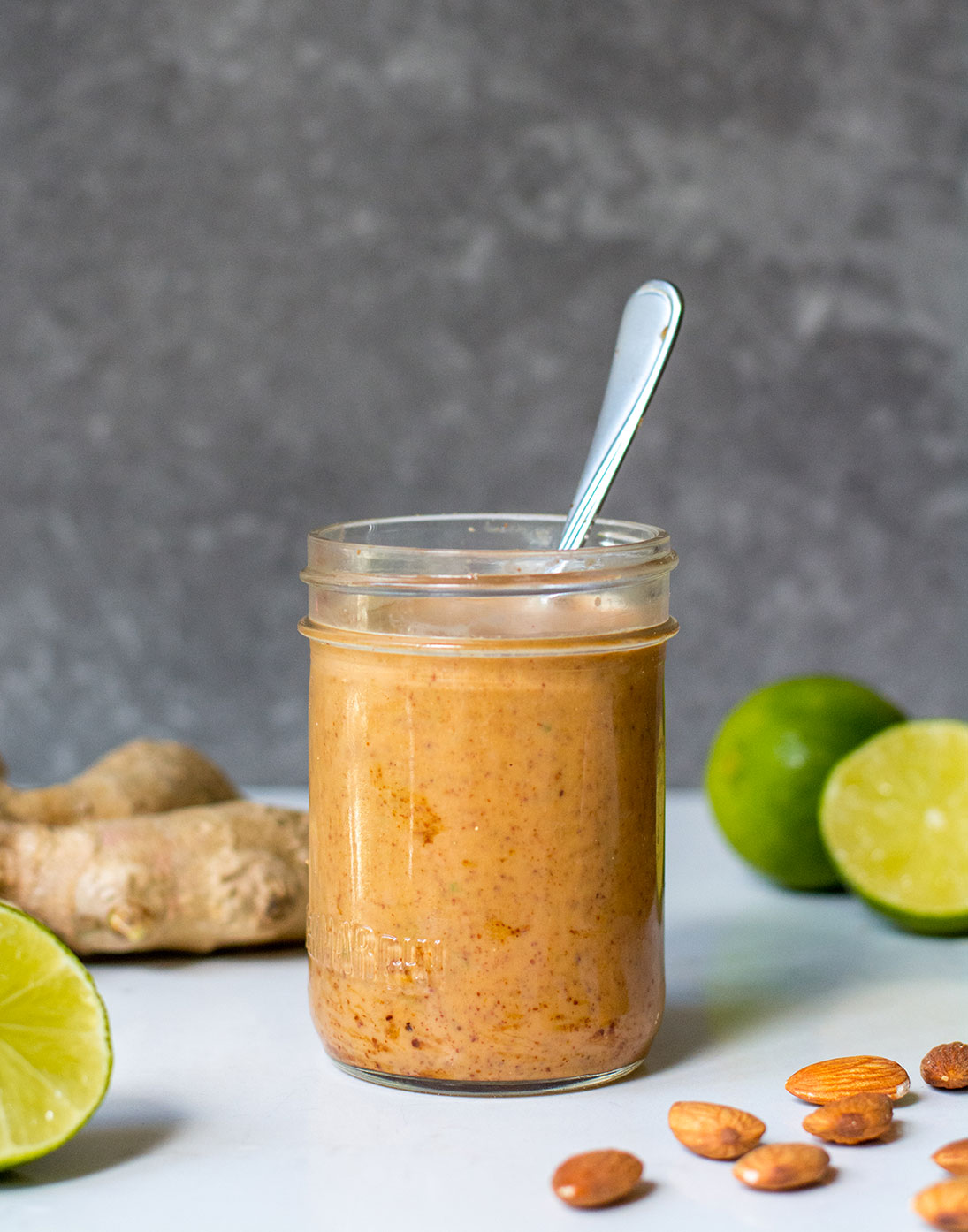 almond stir fry sauce with lime and ginger